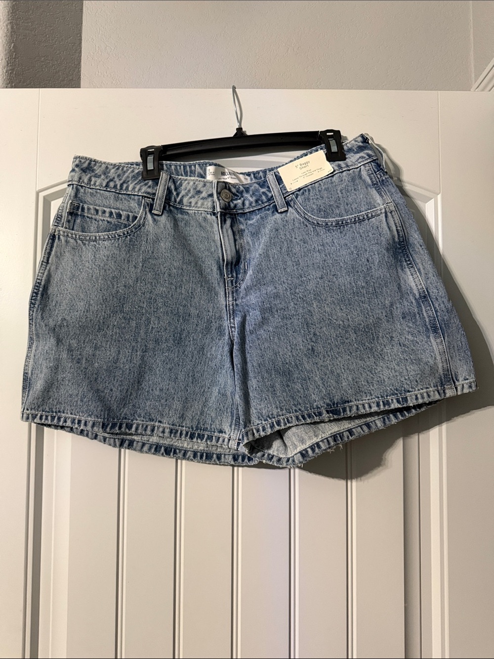Hollister Light Blue Denim Jean Shorts